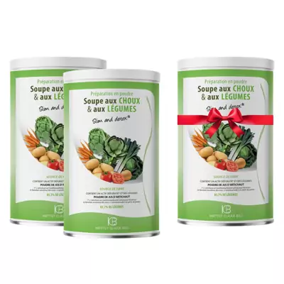 Salendav prantsuse kapsasupi kuur (3x250g) Salendav prantsuse kapsasupi kuur (3x250g)